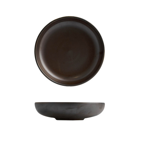 Moda Porcelain Rust Round Share Bowl 225mm / 1220ml (Box of 4) - 926658