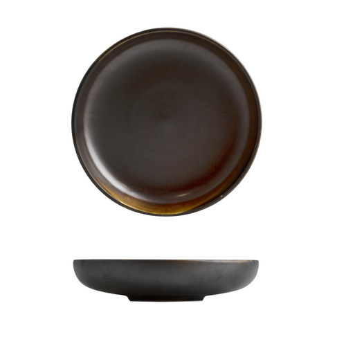 Moda Porcelain Rust Round Share Bowl 250mm / 1630ml (Box of 4) - 926659