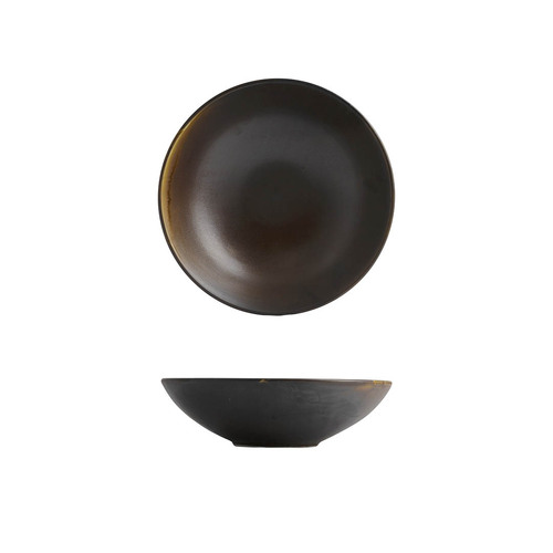 Moda Porcelain Rust Round Bowl 210mm / 845ml (Box of 6) - 926678