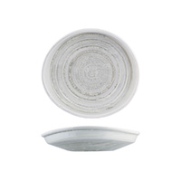 Moda Porcelain Willow Organic Plate 250x235mm / 50mm - Box of 4 - 926736