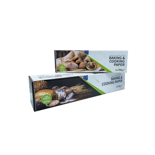 30cm x 120m Catering Baking Paper Roll (Box of 1) - 93-SBPR30