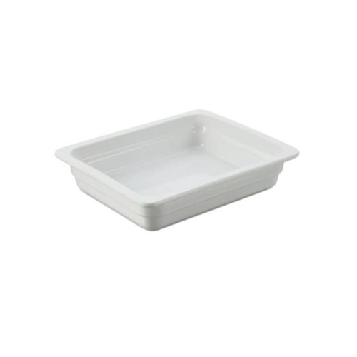Chef Inox Gastronorm Porcelain Dish - Gn 1/2 325x265x65mm - 93212