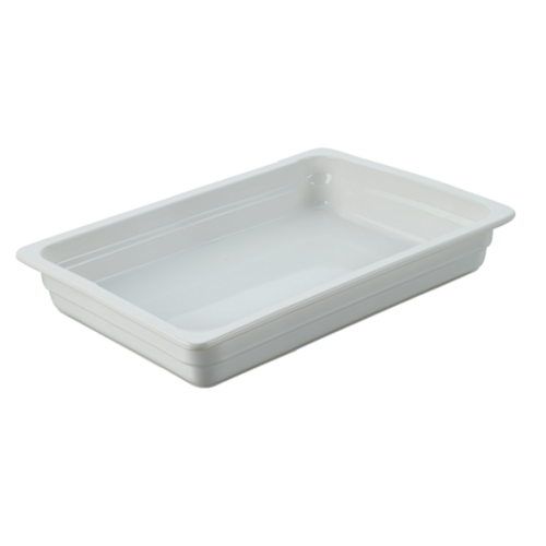 Chef Inox Gastronorm Porcelain Dish - Gn 2/3 354x325x65mm - 93223