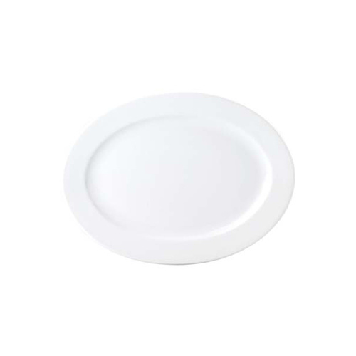 Royal Porcelain Chelsea Rim Shape Platter Oval 265mm (Box of 12) - 94062