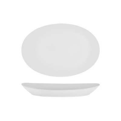 Royal Porcelain Chelsea Coupe Oval Platter 345mm (Box of 12) - 94156