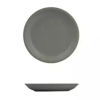 Luzerne Dune Ash Round Plate 173mm (Box of 6) - 94265-A