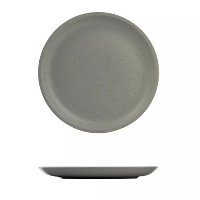 Luzerne Dune Ash Round Plate 231mm (Box of 4) - 94267-A