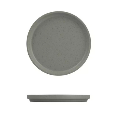 Luzerne Dune Ash Stackable Round Plate 200mm (Box of 6) - 94281-A