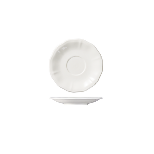 Luzerne Astoria White Saucer 154mm (Box of 6) - 94306_TN