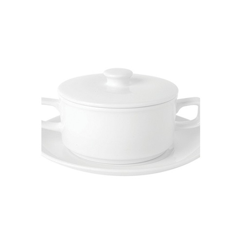 Royal Porcelain Chelsea Soup Cup & Lid 2 Handle (Box of 12) - 94339
