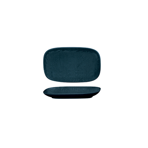 Luzerne Linen Navy Blue Oblong Plate 175x110mm - Box of 6 - 94521-BL