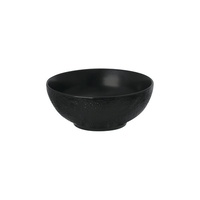 Luzerne Linen Black Round Bowl Black 160mm / 750ml - Box of 6 - 94562-BK