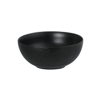 Luzerne Linen Black Round Bowl Black 185mm / 1400ml - Box of 4 - 94563-BK