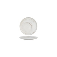 Luzerne Signature Marble Round Plate - Vertical Rim Marble 165x20mm - Box of 6 - 946006