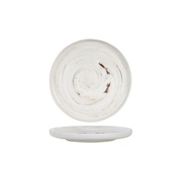 Luzerne Signature Marble Round Plate - Vertical Rim Marble 210x25mm - Box of 6 - 946008