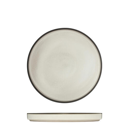Luzerne Mod Dusted White Round Stackable Plate 200mm (Box of 4) - 946420