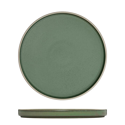 Luzerne Mod Smokey Basil Round Stackable Plate 235mm (Box of 4) - 946523