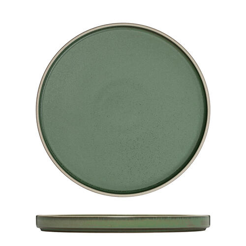 Luzerne Mod Smokey Basil Round Stackable Plate 235mm (Box of 4) - 946523