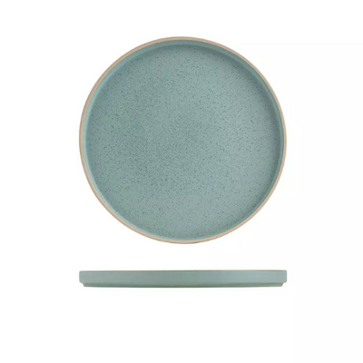 Luzerne Mod Frosted Blue Round Stackable Plate 270mm (Box of 3) - 946827