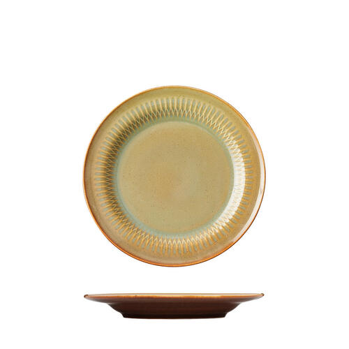 Luzerne Cottage Cinnamon Round Rim Plate 170mm (Box of 6) - 947017