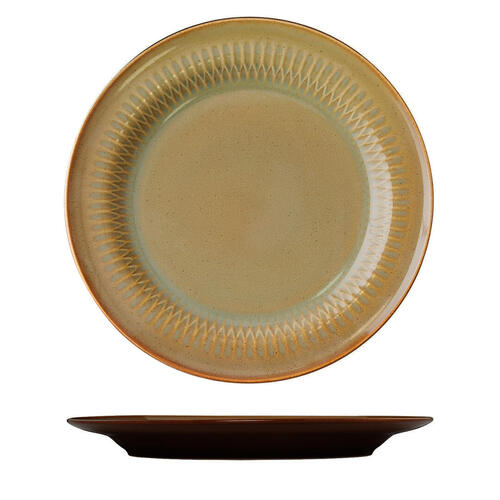 Luzerne Cottage Cinnamon Round Rim Plate 270mm (Box of 4) - 947027