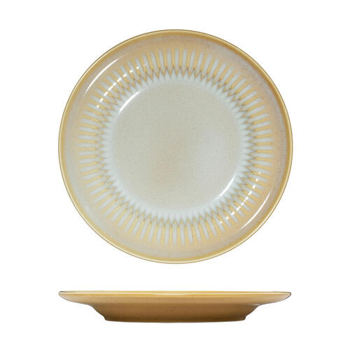 Luzerne Cottage Almond Round Rim Plate 230mm (Box of 6) - 947523