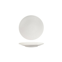 Luzerne Zen Round Coupe Plate White Swirl 155mm - Box of 6 - 94906-W