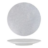 Luzerne Zen Round Coupe Plate Grey Web 310mm - Box of 3 - 94912-GW