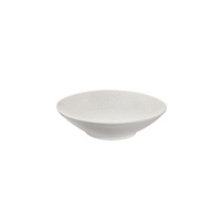 Luzerne Zen Round Bowl White Swirl 210x59mm / 860ml - Box of 4 - 94928-W