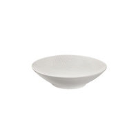 Luzerne Zen Round Bowl White Swirl 240x67mm / 1200ml - Box of 4 - 94929-W