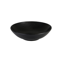Luzerne Zen Round Bowl Black Swirl 290x80mm / 2500ml - Box of 2 - 94930-BK