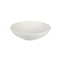 Luzerne Zen Round Bowl White Swirl 290x80mm / 2500ml - Box of 2 - 94930-W
