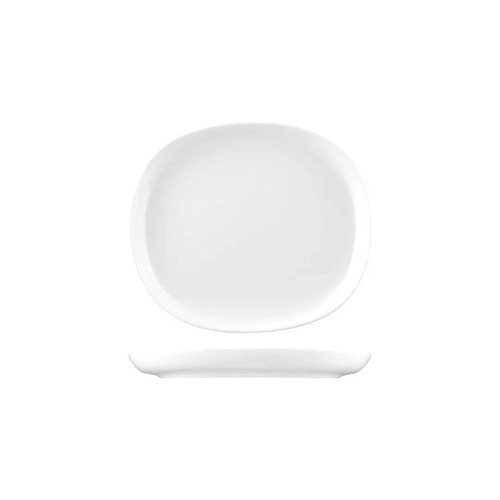 Sango Ora White Coupe Plate White 200x175mm (Box of 6) - 955120