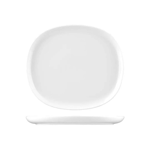 Sango Ora White Coupe Plate White 285x250mm (Box of 6) - 955128