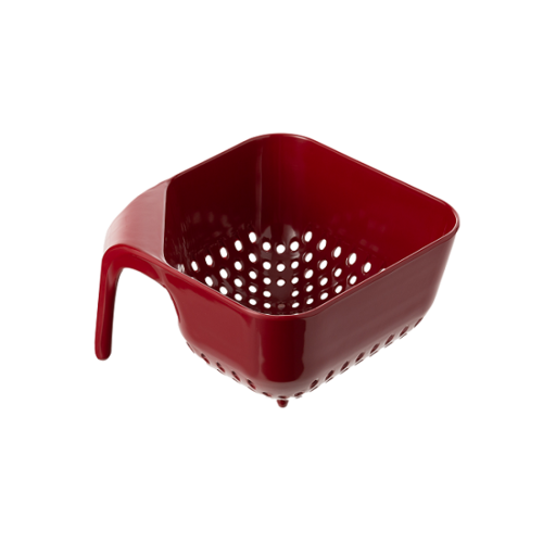 Coucou Melamine Square Filter with Handle 16.5x15x7cm - Red - 956329