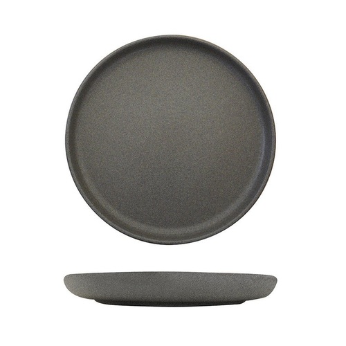 Eclipse Uno Round Plate - 220mm Ø - Dark Grey (Box of 6) - 959308