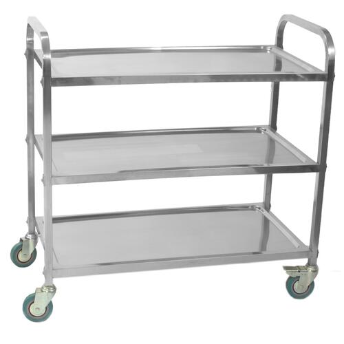 KH Stainless Steel 3 Tier Trolley - 950x500x940mm - 97196