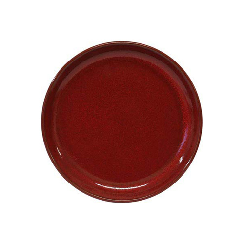 Tablekraft Artistica Round Plate 240mm Rolled Edge Reactive Red (Box of 4) - 98227