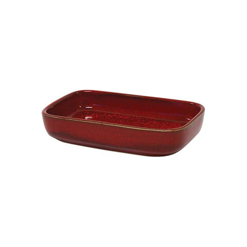 Tablekraft Artistica Rectangular Dish 170x105x40mm Reactive Red (Box of 4) - 98239