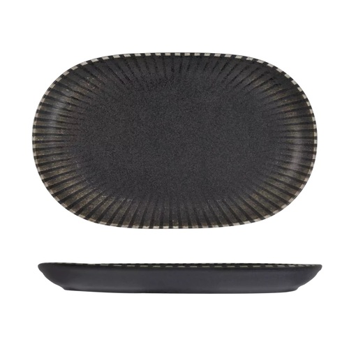 ID Fine Reckless Oval Coupe Platter - 330 x 210mm (Box of 6) - 98810065