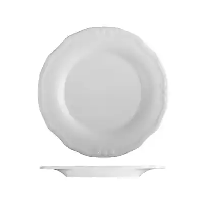 ID Fine Tiffany Scalloped Plate 250mm (Box of 12) - 98830025