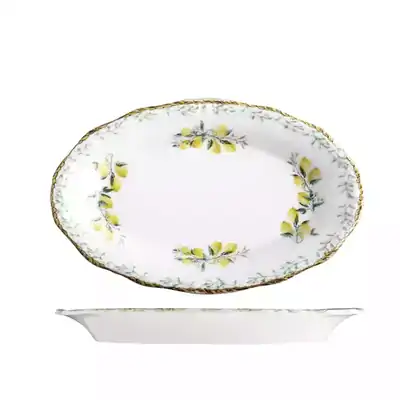 ID Fine Verona Oval Scalloped Plate 210mm (Box of 12) - 98830661