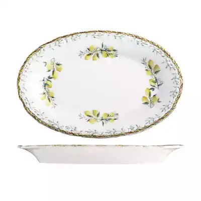 ID Fine Verona Oval Scalloped Plate 260mm (Box of 6) - 98830662