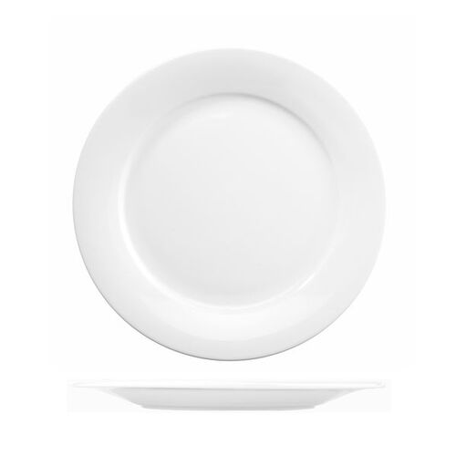 Art De Cuisine Porcelain Round Plate with Wide Rim 270mm (Box of 6) - 9902027