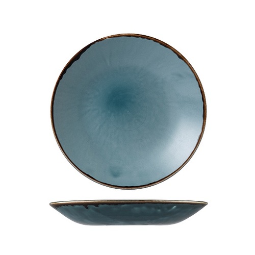 Dudson Harvest Blue Deep Coupe Plate 255mm (Box of 12) - 991055-BL