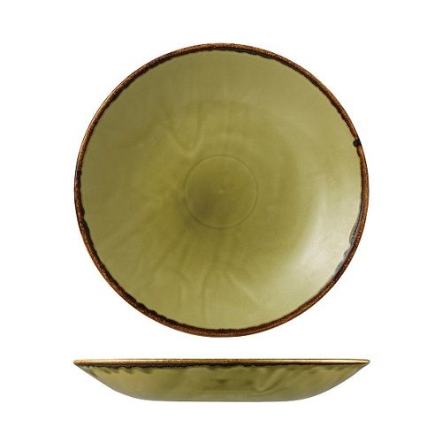 Dudson Harvest Green Deep Coupe Plate 281mm (Box of 12) - 991058-GN