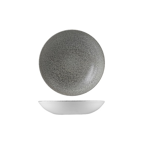Dudson Evo Origins Natural Grey Bowl Coupe 182mm/426ml (Box of 12) - 991218-GY