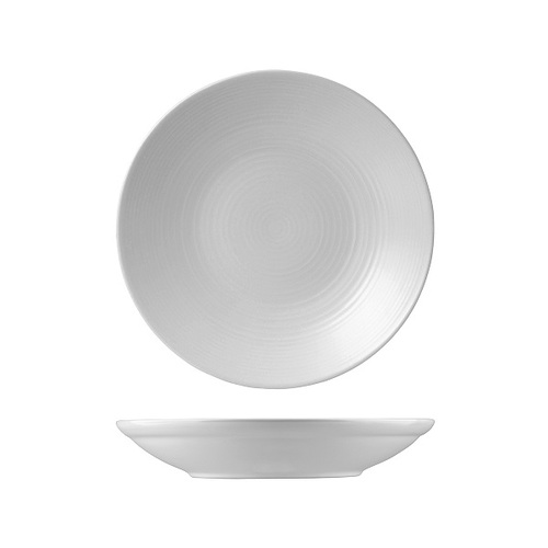 Dudson Evo Pearl Round Deep Plate 243mm (Box of 6) - 991924-P