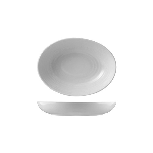 Dudson Evo Pearl Deep Oval Bowl 216mm (Box of 6) - 991940-P