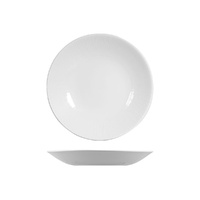 Churchill Bamboo Deep Coupe White Plate, 225mm, Set of 12 - 9931825